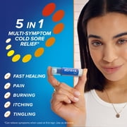Abreva Docosanol 10 Percent Cold Sore and Fever Blister Treatment Cream Pump, 2G
