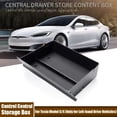 thumbnail image 2 of Car  Console Storage Box Drawer Container Bin Arm Rest Organizer Case Tray Organizer For Tesla Model S/X 2012-2020, 2 of 6