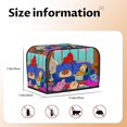 thumbnail image 4 of Funda para tostadora Bt21 de 2 rebanadas, funda protectora contra el polvo y las huellas dactilares para pan, funda de poliéster para pequeños electrodomésticos de cocina, 4 of 6