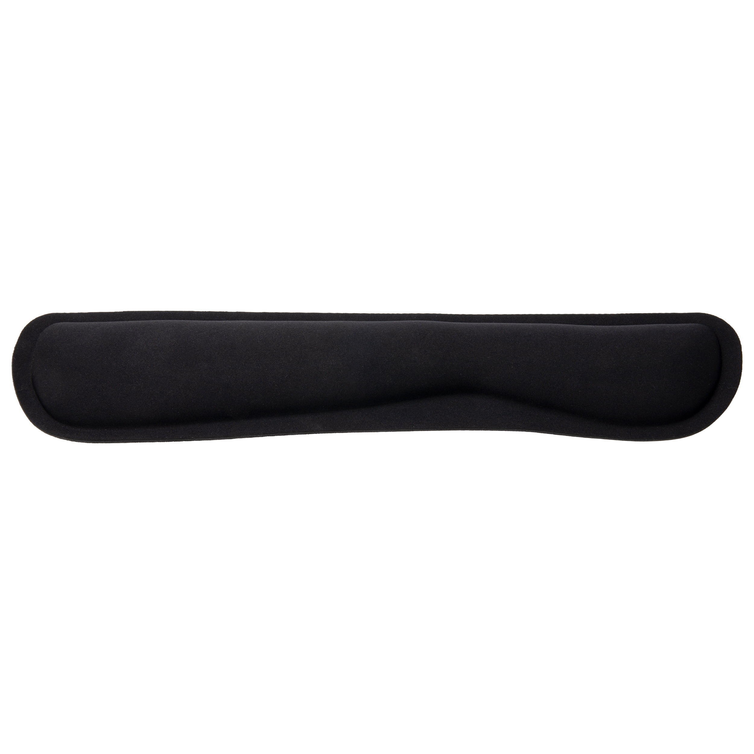 Mind Reader Ergonomic Keyboard and Mouse Wrist Rest Sets, Foam, 16.75 L x 3 W x 0.75 H, 6 Pcs, Black