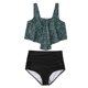 thumbnail image 1 of Elegante traje de baño con volantes estampado sin espalda cómodo para mujer Bikini Split traje de baño OAVQHLG3B Store  lin121212, 1 of 3