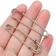 thumbnail image 4 of 20pcs Metal Large Safety Pins Brooch Base Hook for For DIY Lock Jewelry Blankets Clothes Craft Making Accessory Supply Materials, 4 of 7