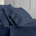thumbnail image 4 of Split King 5-PC Sheet Set - 1000-TC 100% Egyptian Cotton, 25" Deep Pockets - Mediterranean Blue, 4 of 7
