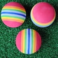 thumbnail image 4 of Miangastore 8pcs 38mm Rainbow EVA Ball Practice Indoor Training Aid Training Ball (Colorful), 4 of 8
