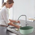 thumbnail image 1 of Scandinavian Double Dishwashing Basket Plastic Draining Sieve Basin Kitchen Fruit Storage Basket Storage Fruit And Vegetable Basket Sets, 1 of 6