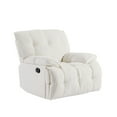 thumbnail image 5 of Juiluna Swivel Glider Chair Upholstered Ergonomic Glider Rocking Chair With Backrest Armchair For Living Room Bedroom, 5 of 8