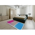 thumbnail image 4 of Ahgly Company Indoor Rectangle Patterned Sky Blue Novelty Area Rugs, 2' x 3', 4 of 6