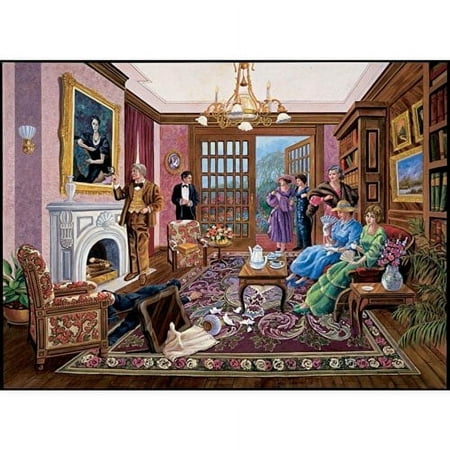 Bits And Pieces 1000 Piece Murder Mystery Puzzle “Murder At Bedford Manor” By Gene Dieckhoner