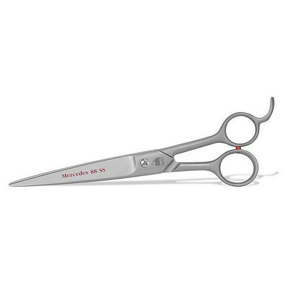 Mercedes 88 Pro Dog Grooming Shears Stainless Steel Straight, Curved or Set of 3 (Straight 8.25)