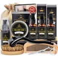 thumbnail image 2 of FULLLIGHT TECH Beard Kit for Men Grooming & Care -100% Pure & Organic Beard Growth Kit-W/Beard Wash/Shampoo,3 Packs Beard Growth Oil,Beard Balm Leave-in Conditioner,Beard Comb,Beard Brush,Beard Scisso, 2 of 7