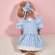 thumbnail image 4 of Vestido de perro Vestido a rayas para perros, Ropa para perros pequeños Niña, Traje de verano ligero para mascotas, Ropa para gatos, vestidos para perros para perros pequeños, 4 of 5