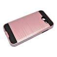 thumbnail image 2 of Samsung Galaxy J3 Emerge 2017 / J327P Hybrid Metal Brushed Shockproof Tough Case Cover, 2 of 2