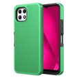 thumbnail image 2 of For Revvl 7 Pro 5G (T-Mobile) Dual Layer Slim & Tough Hybrid Shockproof Heavy Duty TPU Matte with Textured Rugged Shell Protection Phone Case Cover by Xpression - Green, 2 of 4