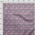thumbnail image 3 of oneOone Cotton Jersey Pastel Purple Fabric Florals Quilting Supplies Print Sewing Fabric By The Yard 58 Inch Wide, 3 of 5