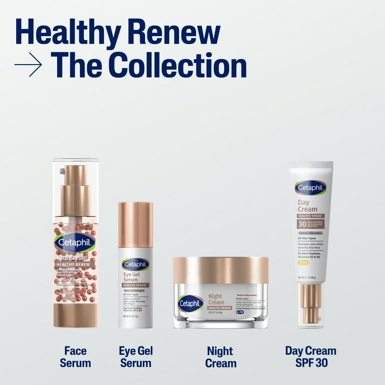 Cetaphil Healthy Renew Night Cream for Sensitive Skin with Anti