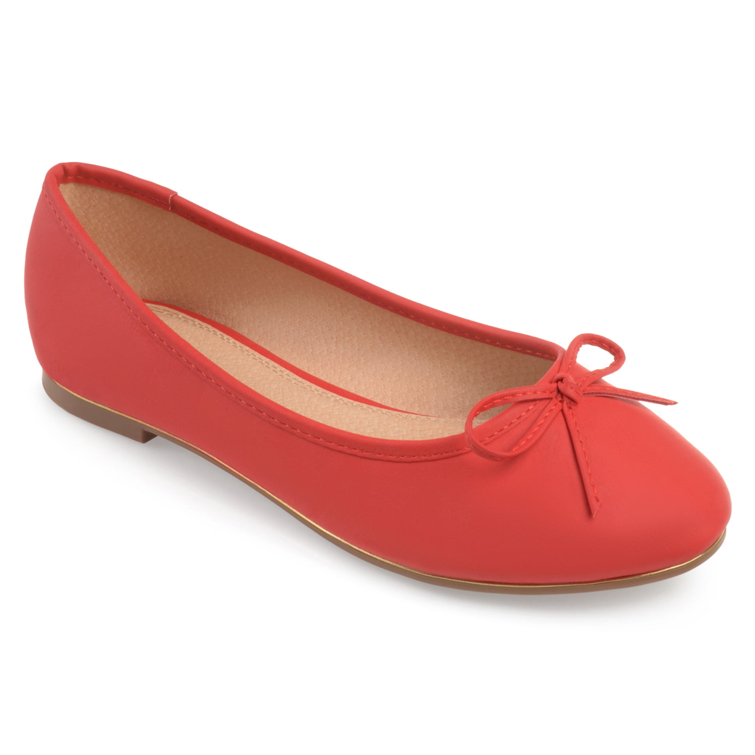 Women's Bow Detail Wide Width Ballet Flats - Walmart.com