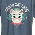 thumbnail image 3 of Instant Message - Crazy Cat Lady  - Women's Short Sleeve Graphic T-Shirt, 3 of 6