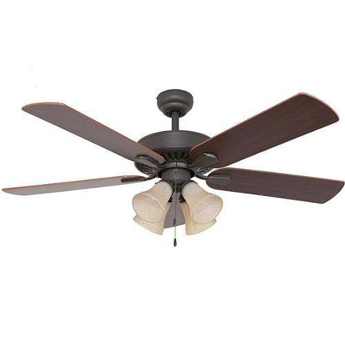 Ecosure Fair Haven 4 Light Bronze 52 Inch Ceiling Fan And Remote Control Com Light Bronze 52 Inch Ceiling Fan, Hunter Fairhaven Ceiling Fan