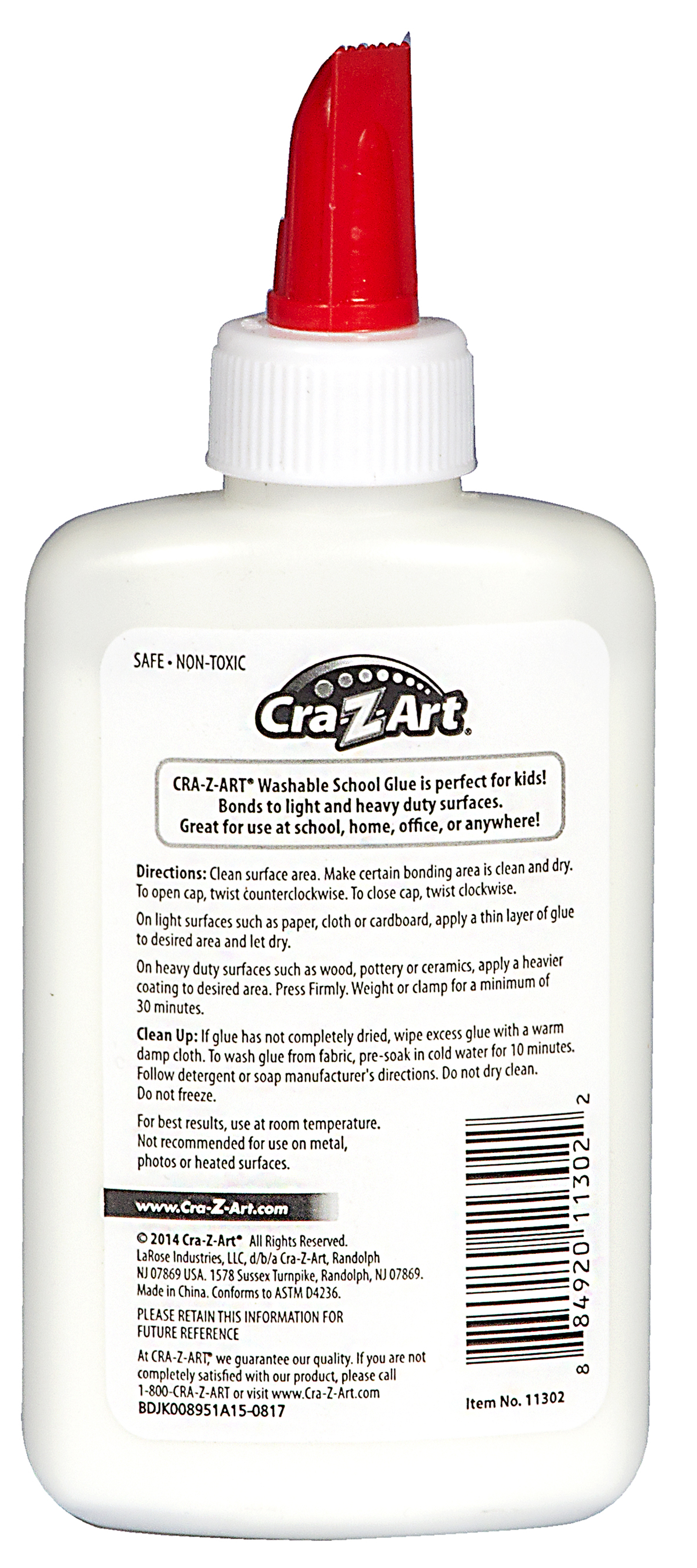 Cra-Z-Art Washable School Glue, 4oz White, Assembled Product Weight 0.4lb - image 3 of 9