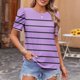 thumbnail image 1 of Karight Womens Short Sleeve Tops Dressy Casual Summer Shirts Puff Sleeve Classic Polka Dot Blouse Trendy Tunic Floral Tees, 1 of 5
