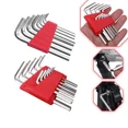 thumbnail image 2 of Ensemble de 5/8/11 Pcs Clés Allen Métriques Clé Pouce Clé L Clé Taille Bras Court Outil de Réparation de Véhicule Ensemble Outils à Main Maison, 2 of 5
