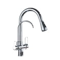 thumbnail image 1 of Black And Golden Filtered Crane For Kitchen Pull Out Sprayer Drinking Water Three Ways Water Filter Tap Kitchen Faucet Hot Cold ,Effortless Installation, 1 of 7