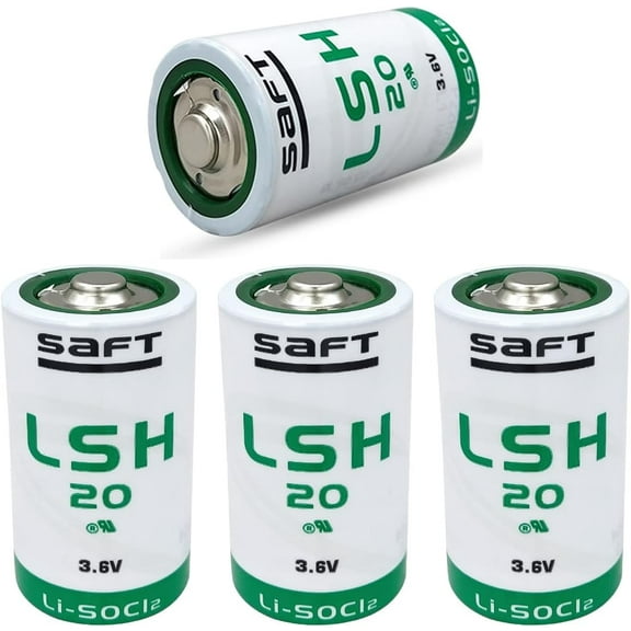 (4 Pack) LSH 20 replace Battery LSH20 D Size 3.6V 13000mAh Primary Lithium Battery