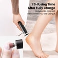 thumbnail image 4 of Electric Foot File Nail Grinder 2 In 1,Rechargeable Professionals Foot Sander Pedicure Tool With Sandpaper Disk, 6 Speed Adjustable, 4 of 8
