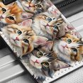 thumbnail image 6 of Sweet Maine Coon Cats Faux Leather Travel Luggage Tag, 6 of 7