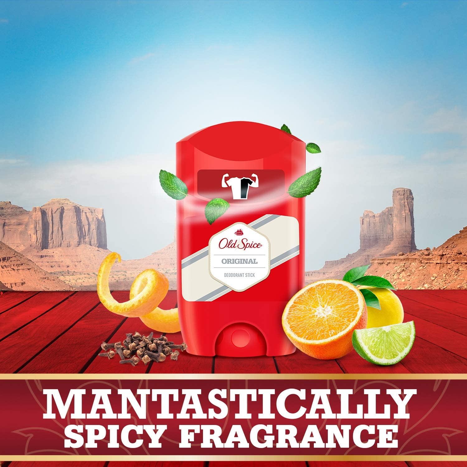 Pack of 6 / Old Spice Original Deodorant Stick Aluminium Free 50 ml (6x 1.69 oz)