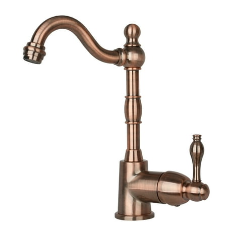 

Akicon One-Handle Widespread Kitchen Bar/Prep Faucet - Antique Copper