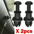 thumbnail image 2 of Yoetaun 2 Pieces/Set Parcel Shelf Load Strap Pin Clip Retaining Hook Paired Black Clips for 5 Mk6 Push-in Rivets black., 2 of 7