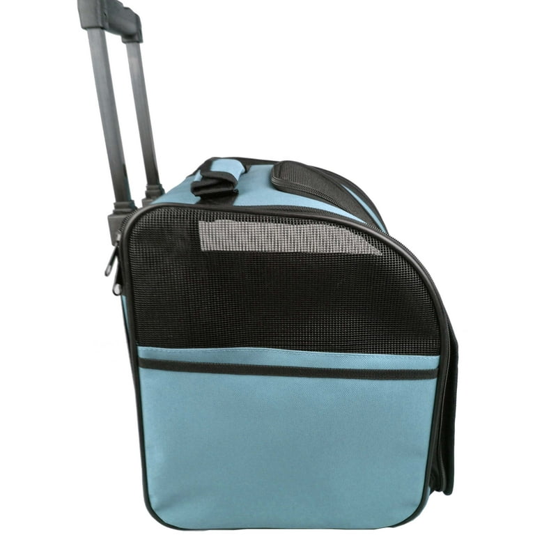 Pet Life Wheeled Airline Approved Travel Pet Carrier Walmart