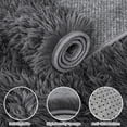 thumbnail image 6 of 8x10 Area Rugs for Living Room: Ultra Soft Fluffy Shag Gray Rugs for Bedroom, Non-Slip Large Fuzzy Plush Rug Indoor Floor Carpet for Nursery Kids Boys Girls Room, Dorms, Playroom, Modern Home Decor, 6 of 9