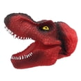 thumbnail image 4 of Animales dinosaurios marioneta de mano cabeza de tiranosaurio rojo para trucos de broma Prop perfke Tyrannosaurus Hand Puppet, 4 of 9
