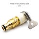 thumbnail image 4 of Universal Tap Kitchen Adapters Brass Faucet Tap Connector Mixer Hose Adaptor Basin Fitting Garden Watering Garden Tools, 4 of 4