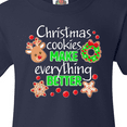 thumbnail image 4 of Inktastic Christmas Cookies Make Everything Better Youth T-Shirt, 4 of 5