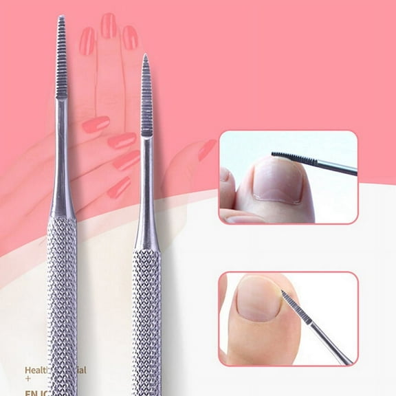 1pcs double ended pedicure file satin edge ingrown toe nail lifter GyAPAUROUKWA