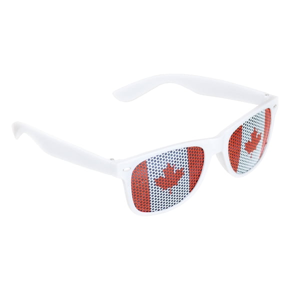 Canada 1 Count Red, White Party Glasses, One Size, Adult, Decoration, Canada Day, Way To Celebrate