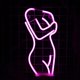 thumbnail image 5 of FLhrweasw Lámpara Mesita Noche Con Trasero para Mujer Neón Con Nocturna LED (C), 5 of 9