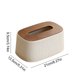 thumbnail image 3 of Funda y dispensador de cajas de pañuelos faciales y servilletas – Soporte y organizador de plástico para pañuelos de escritorio en salón, dormitorio y oficina, 3 of 6