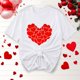 thumbnail image 5 of Camisetas de Manga Corta para Mujeres, Camiseta de Cuello Redondo Impresa de Moda, Primavera Y Verano Casual, 5 of 8