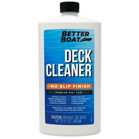 Boat Deck Cleaner Marine Grade to Clean Anti Stick Surfaces and Non Stick Floor on