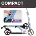 thumbnail image 2 of LaScoota Professional Foldable Kick Scooter for Teens & Adults Ages 6+, Fusion Blue, Big Sturdy Wheels, 2 of 7