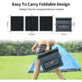 thumbnail image 5 of SnugMax 60W 18V Portable Solar Panel, Foldable Solar Charger with USB, 18V DC, QC 3.0 Output, Compatible with Solar Generator Power Station Phones Laptops Tablet for Outdoor RV Van Camping, 5 of 8