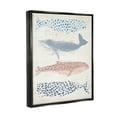 thumbnail image 4 of Stupell Industries Maritime Patterned Whales Animals & Insects Painting Black Floater Framed Canvas Art Print Wall Art, 25 x 31, 4 of 10