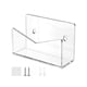 thumbnail image 5 of Organizador de correo acrílico de pared con ganchos, archivador y sobres de escritorio. transparente, 5 of 9