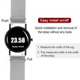 thumbnail image 4 of Unique Bargains Stainless Steel Mesh Watch Band 16mm Quick Release Strap Magnetic Clasp, Silver, 4 of 7