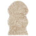 thumbnail image 2 of Safavieh Faux Sheep Skin Clyde Solid Area Rug, Beige/Brown, 3' x 5', 2 of 8