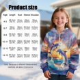 thumbnail image 7 of Pzuqiu Dolphins Hooded Sweatshirts for Girls 10-11 Comfortable Lightness Children's Long Sleeve Sweatshirt Practical Fall Outfits Fashion Clothing Versatile for Teens Girls Kids, 7 of 7
